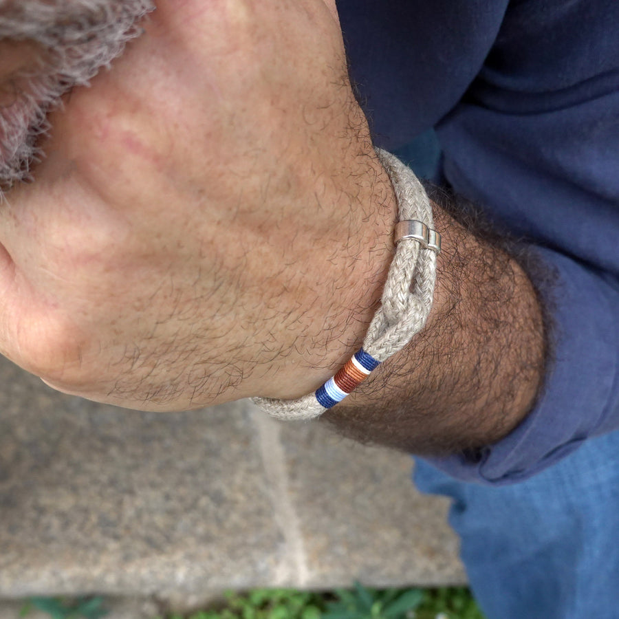 Adjustable Hemp Rope Bracelet for Men · ARTHUS Sky & Earth