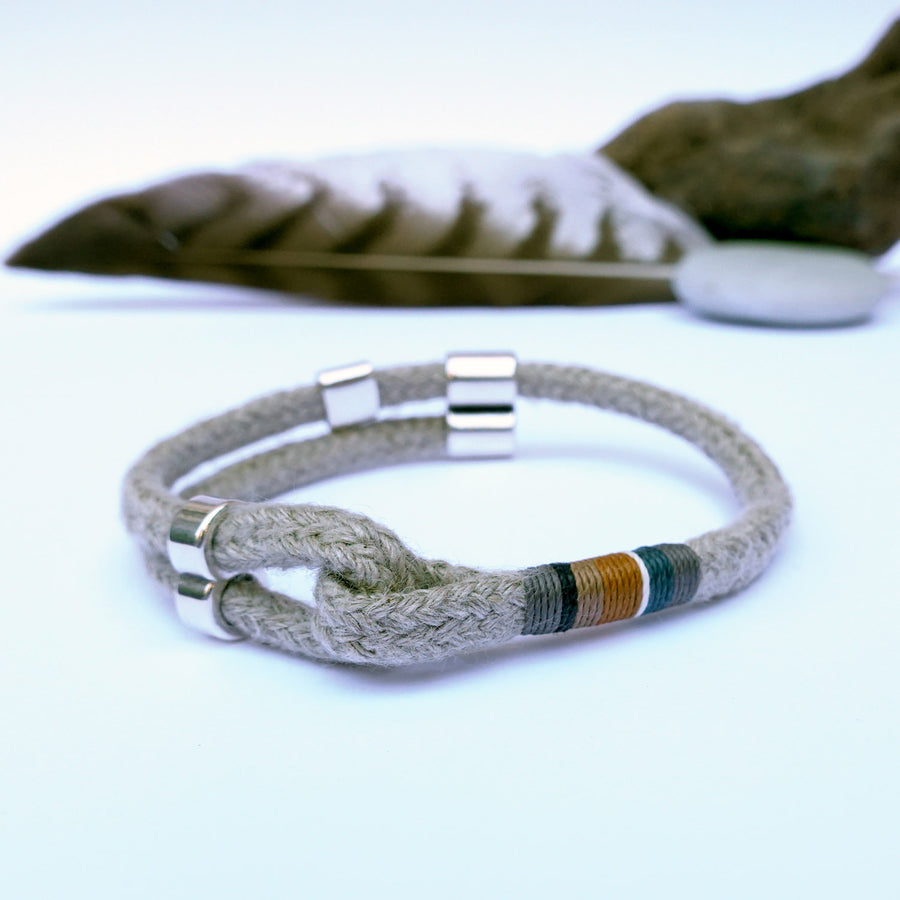 Adjustable Hemp Rope Bracelet for Men · ARTHUS · Autumn