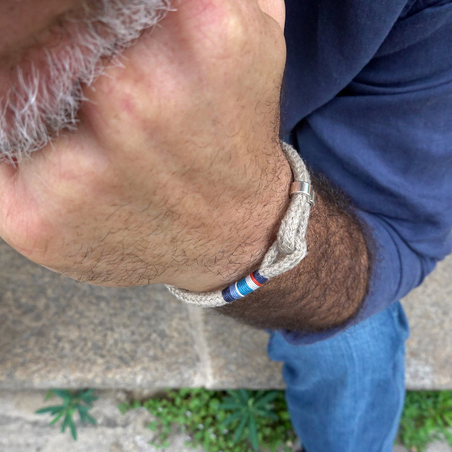 Adjustable Hemp Rope Bracelet for Men · ARTHUS Sunset