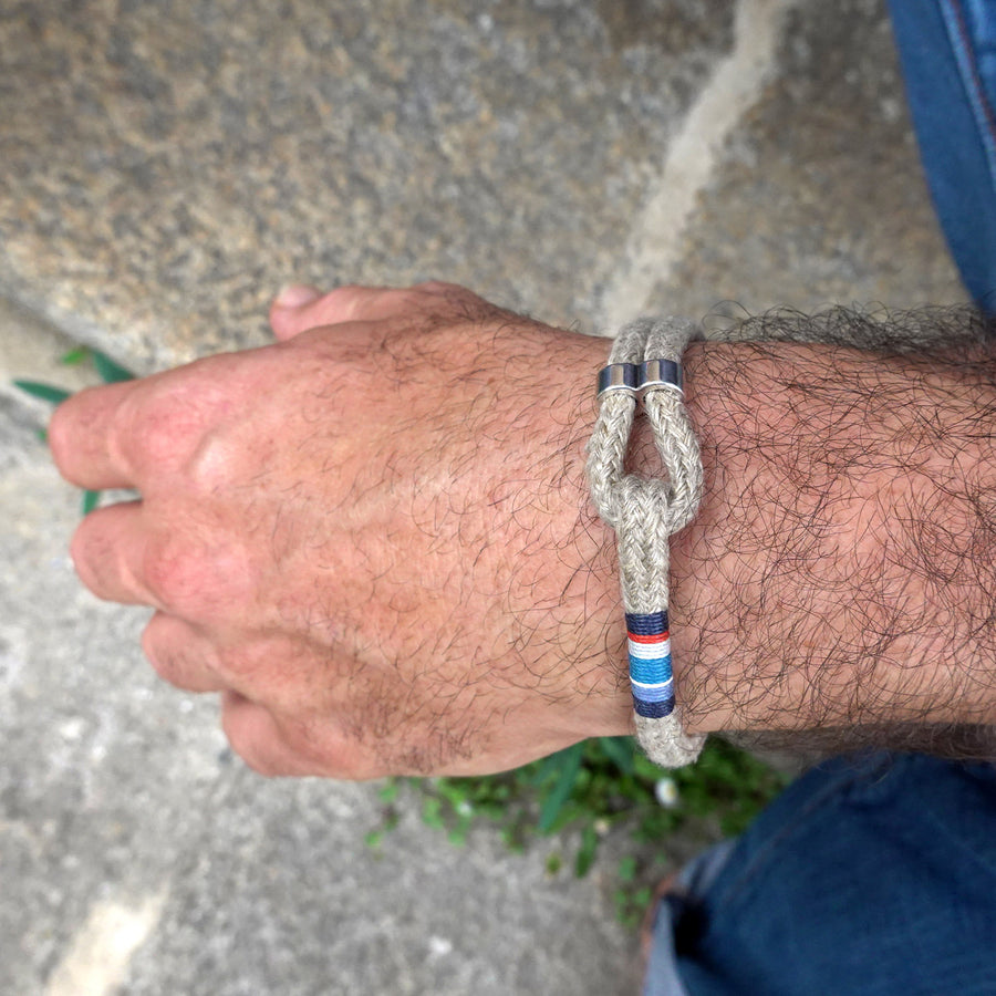 Adjustable Hemp Rope Bracelet for Men · ARTHUS Sunset