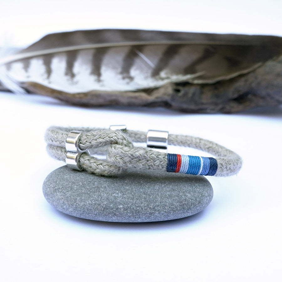 Adjustable Hemp Rope Bracelet for Men · ARTHUS Sunset