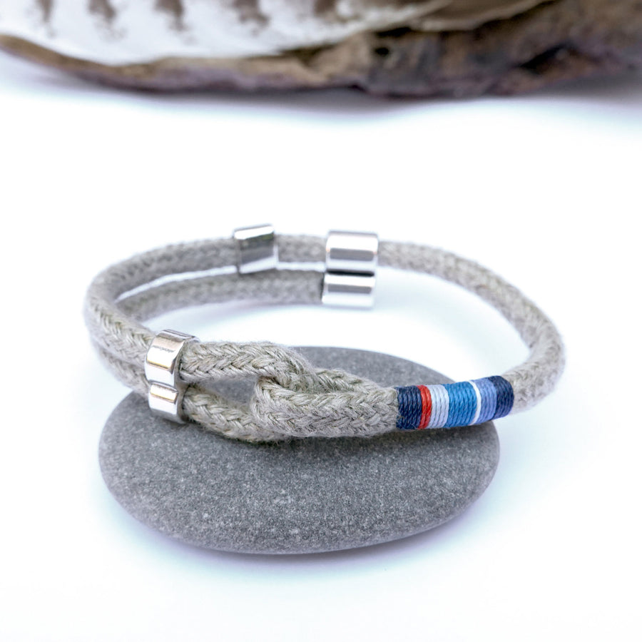 Adjustable Hemp Rope Bracelet for Men · ARTHUS Sunset