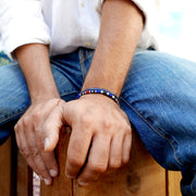 Men’s Leather & Wool Double Wrap Bracelet · Artisan Jewelry · MAGELLAN Atlantic